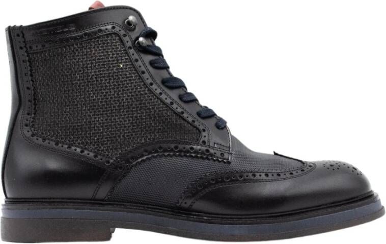 Ambitious Lace-up Boots Black Heren