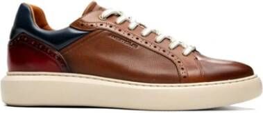 Ambitious Leren sneakers met Brogue-details