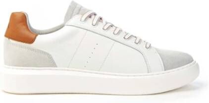 Ambitious Leren sneakers met gestructureerd suède
