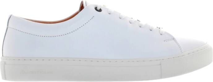 Ambitious Witte Leren Herensneakers Us22Am10 White Heren