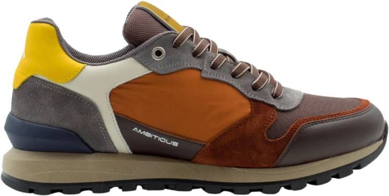 Ambitious Silky Runner Sneaker Brown Heren - Foto 2