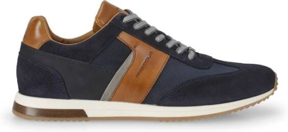 Ambitious Marineblauwe Suède Hardloopschoen Blauw Heren