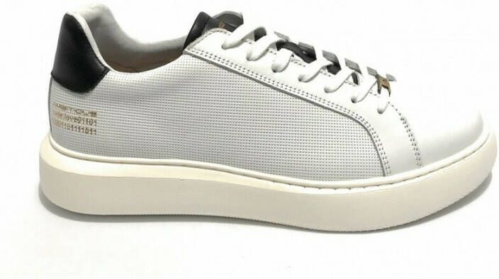 Ambitious Witte Leren Hoge Sneakers White Heren