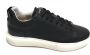 Ambitious Zwarte geperforeerde leren sneakers voor heren Black Heren - Thumbnail 1