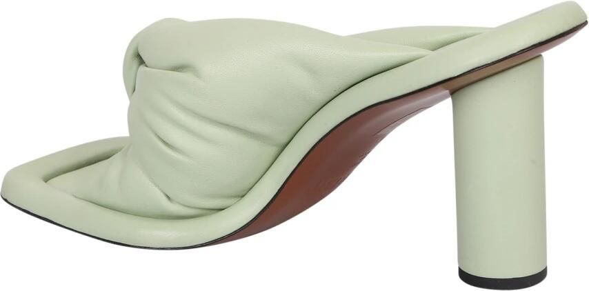 Ambush 90mm Gewatteerde leren sandalen