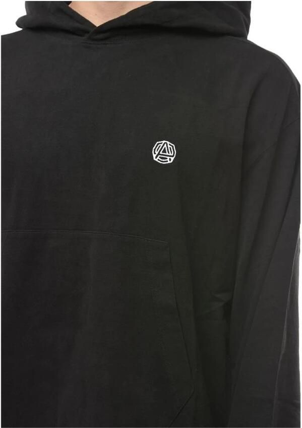 Ambush Katoenen sweatshirt met ribgebreide boorden en ronde hals - Foto 2