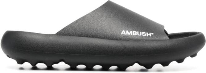Ambush Slippers met logo Black Dames