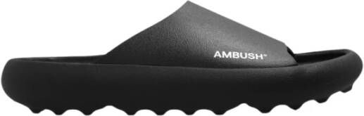 Ambush Slippers met logo Zwart Dames