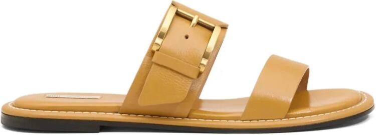 Ami Paris Buckle Flat Sandals