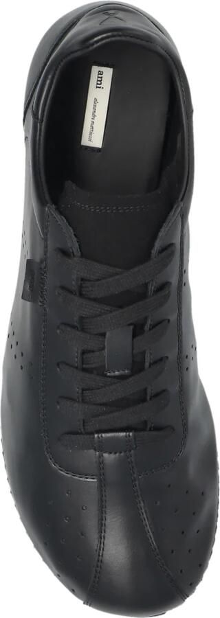 Ami Paris Gladleren Lage Step Sneakers - Foto 2