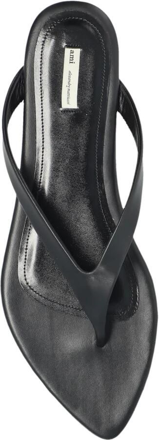 Ami Paris Leren Slippers - Foto 2