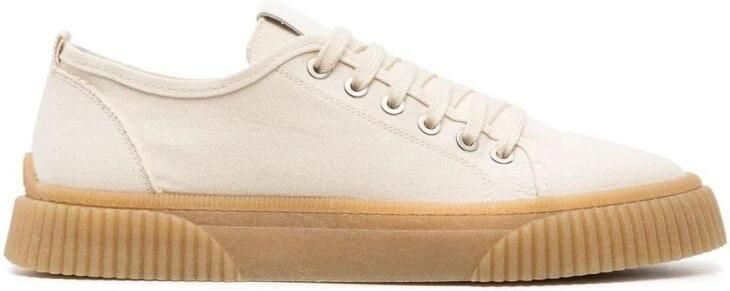 Ami Paris Low Top Canvas Sneakers