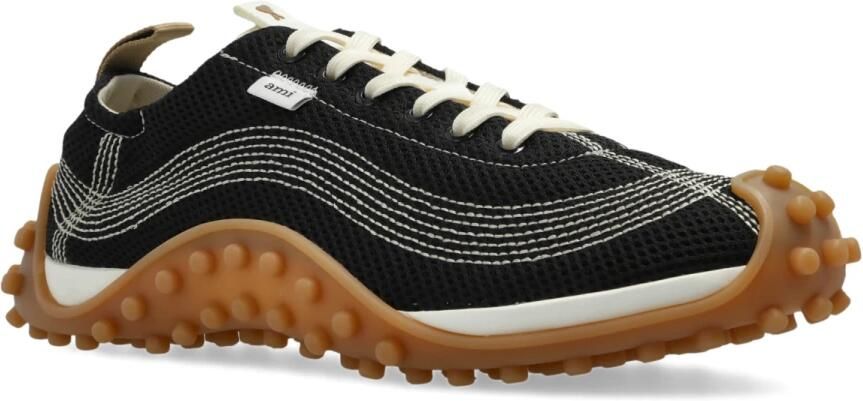 Ami Paris Zwarte Mesh Sneakers Synthetisch Stof - Foto 5