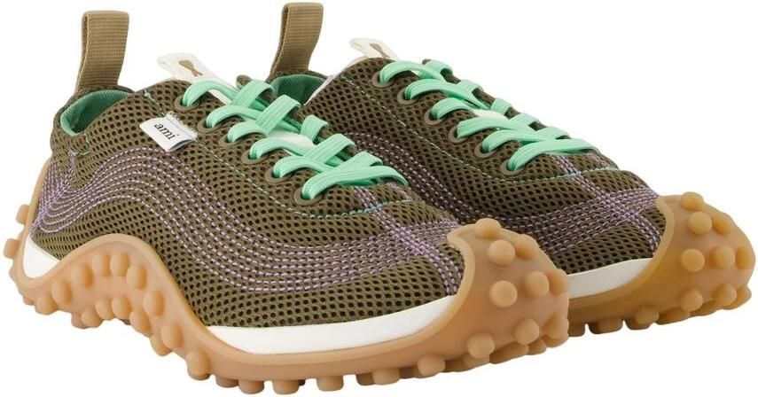 Ami Paris Bruine Sneakers Stijlvol Ontwerp Dagelijks Gebruik - Foto 2