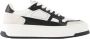 Ami Paris Arcade Sneakers Leer Wit Zwart White - Thumbnail 7