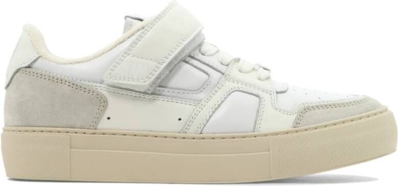 Ami Paris Arcade Sneakers met Klittenbandsluiting White