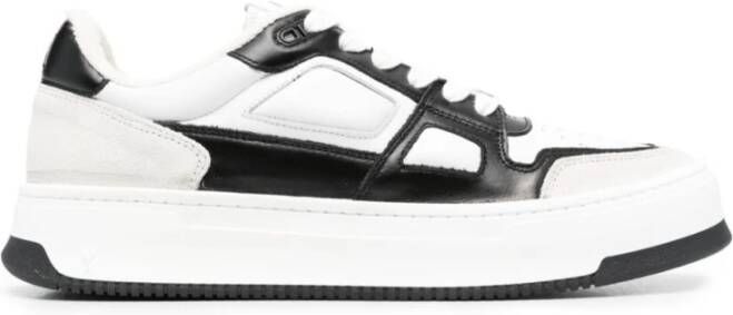 Ami Paris Arcade Sneakers Leer Wit Zwart White