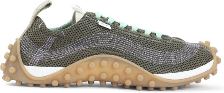 Ami Paris Bruine Sneakers Stijlvol Ontwerp Dagelijks Gebruik