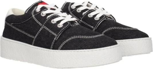 Ami Paris Casual stoffen sneakers met middelhoge hakken
