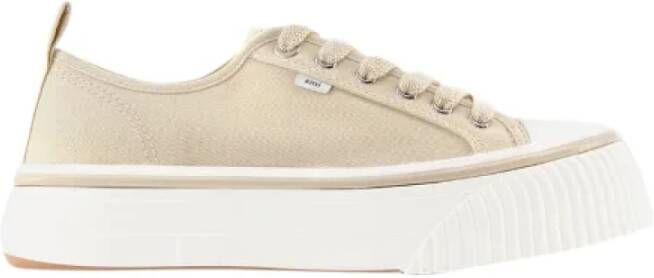 Ami Paris Cotton sneakers Beige Heren