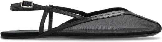 Ami Paris Elegante Zwarte Ballerina`s