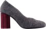 Ami Paris Grijze Wol Pumps Mohair Materiaal - Thumbnail 1