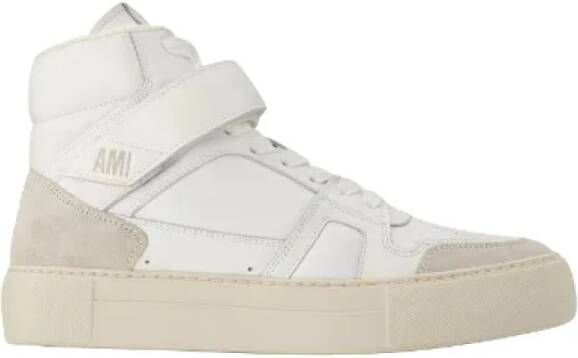 Ami Paris Leather sneakers White Heren