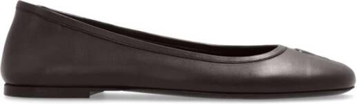 Ami Paris Leren balletflats Brown Dames