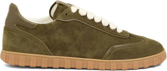 Ami Paris Olijfgroene Veterschoenen