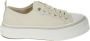 Ami Paris Crème Canvas Sneakers Stijlvol en Trendy Beige - Thumbnail 12