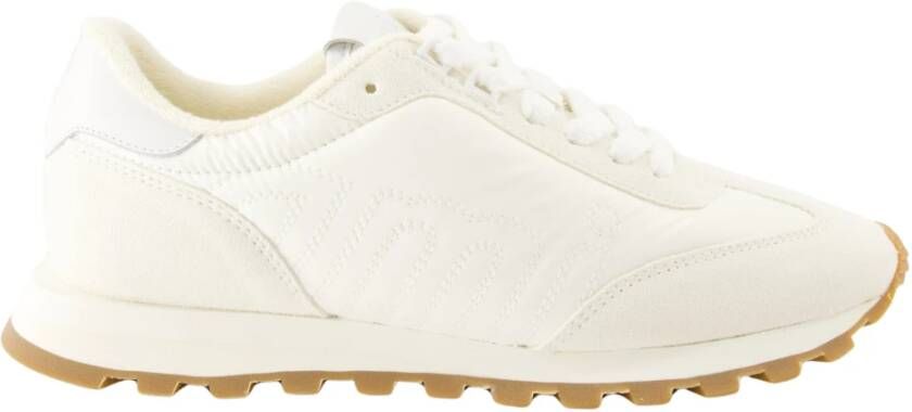 Ami Paris Witte Leren Sneakers Lente-Zomer 2025