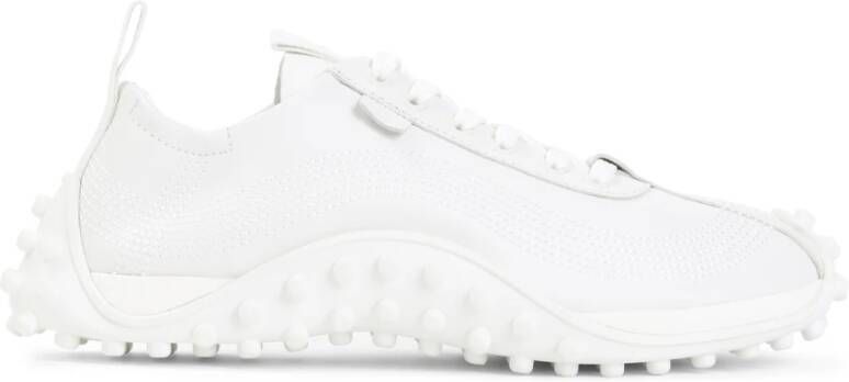 Ami Paris Witte Leren Sneakers voor Mannen