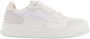 Ami Paris Witte Sneakers Veters Leer Rubber White Heren - Thumbnail 1