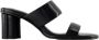 Ami Paris Zwarte Leren Court Schoenen - Thumbnail 1