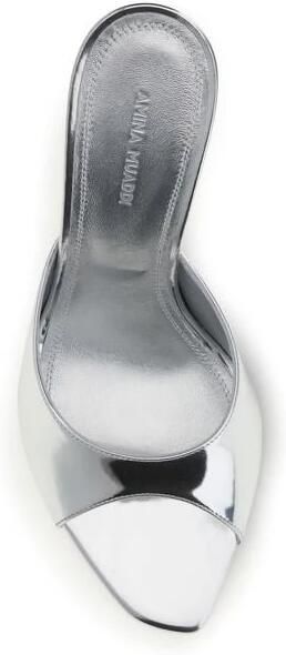 Amina Muaddi Damesschoenen Sandalen Metallic Aw25 - Foto 4