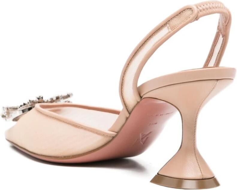 Amina Muaddi Begum 70 Mesh Slingback Pumps - Foto 2