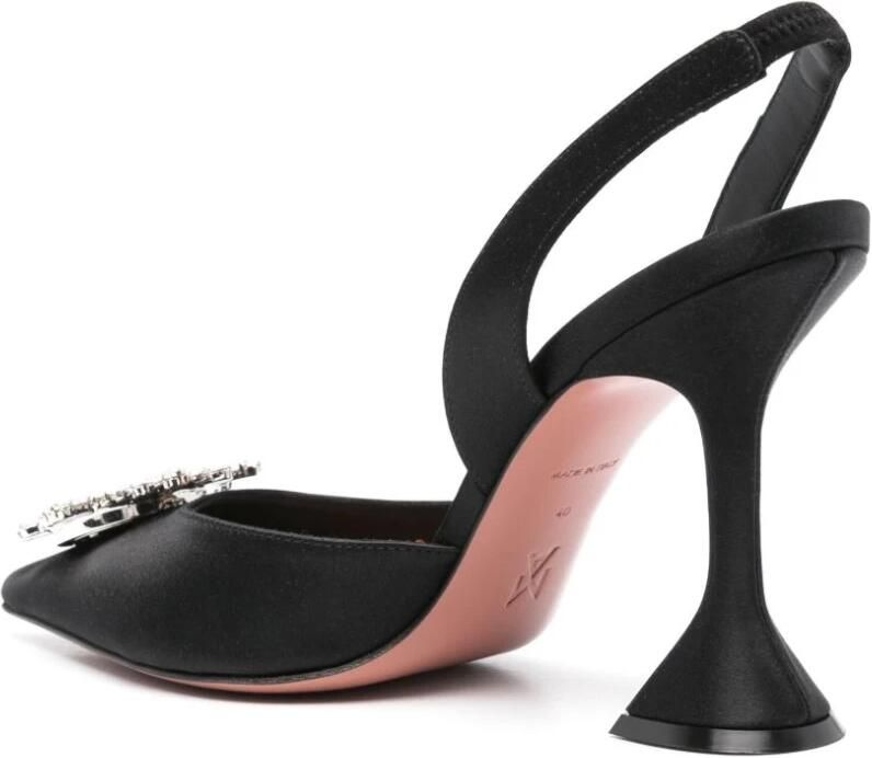 Amina Muaddi Begum Satin Slingback Pumps - Foto 2