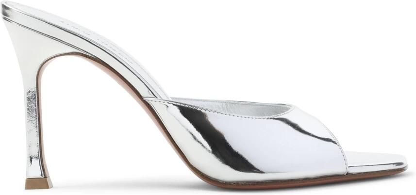 Amina Muaddi Damesschoenen Sandalen Metallic Aw25 - Foto 2