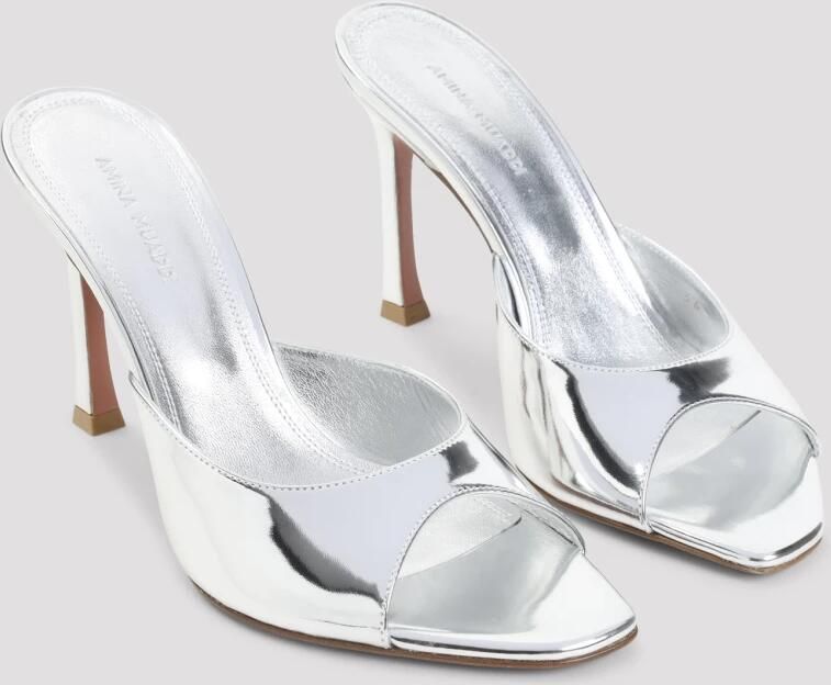 Amina Muaddi Damesschoenen Sandalen Metallic Aw25