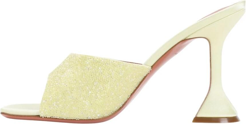 Amina Muaddi Lupita Crystal Dust 95 Sandalen