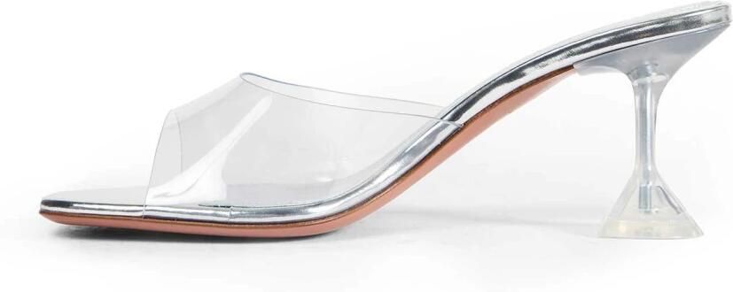 Amina Muaddi Lupita Glass Slipper 70