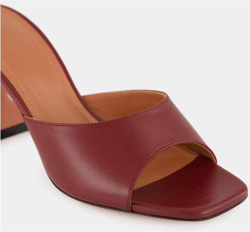 Amina Muaddi Lupita Slipper Nappa - Foto 2