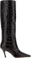 Amina Muaddi MONA BOOT 80 - Zwart