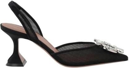 Amina Muaddi Polyester Pumps met Strak Design