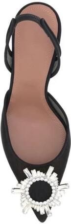 Amina Muaddi Polyester Pumps met Strak Design - Foto 2