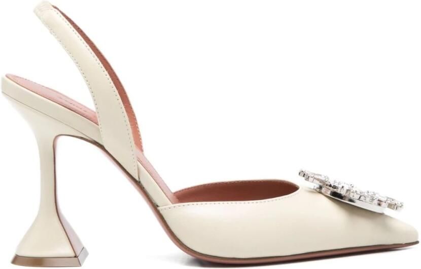 Amina Muaddi Pumps met Hak - Foto 2