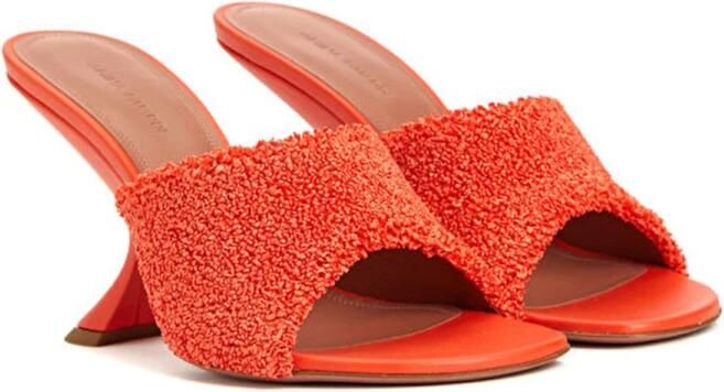 Amina Muaddi Tangerine Muiltjes voor vrouwen