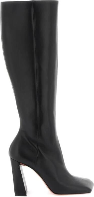 Amina Muaddi High Boots Black Dames