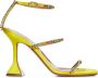 Amina Muaddi High Heel Sandals Yellow Dames - Thumbnail 1