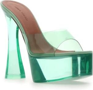 Amina Muaddi High Heel Sandals Green Dames